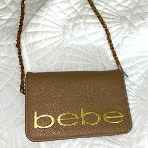 Tan Bebe Crossbody bag